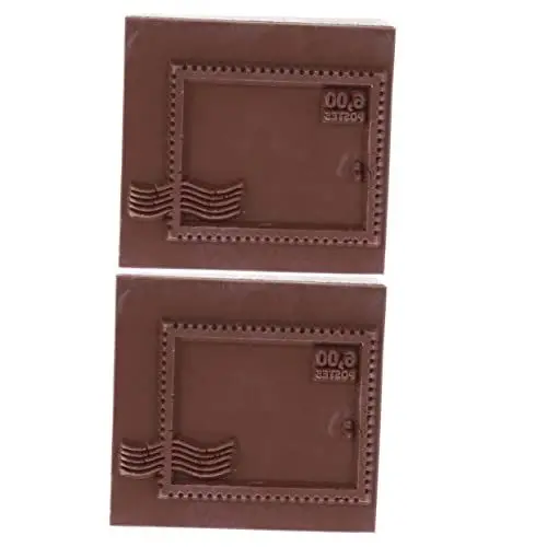 Produktbild: NUOBESTY 2St Siegel aus Lotusholz DIY & Handwerk kleine Briefmarken kleine Holzstempel Sammelalbum Holzstempel selber machen Jahrgang schmücken Handkonto Kunsthandwerk Fotoalbum Gummi