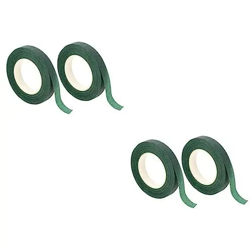 Produktbild: NUOBESTY 2 Sätze Blumenband Bastelprojekte Für Floristen Blumenbefestigungswerkzeug Blumenwickelband Blumenstiel-wickelband Klebeband Für Blumenarrangements Strauß Papier Green 2 Rollen * 2