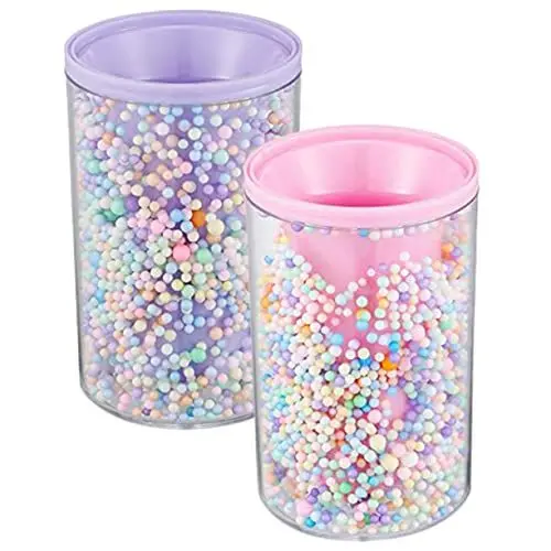 Produktbild: NUOBESTY Stilvolle Stifthalter Aus Acryl Mit Blasen – 2er-set Mit Stiftebecher Für Büro Schreibtisch – Kawaii-aufbewahrungshalter Für Make-up-pinsel