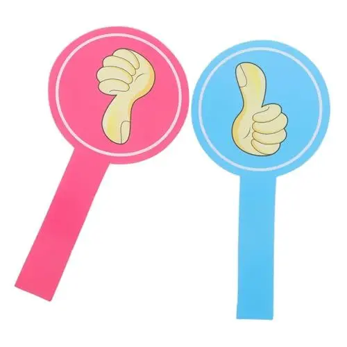 Produktbild: NUOBESTY Interaktive Lerntools Klassenzimmer-abstimmungspaddel Daumen Hoch/runter Für Spannende Aktivitäten