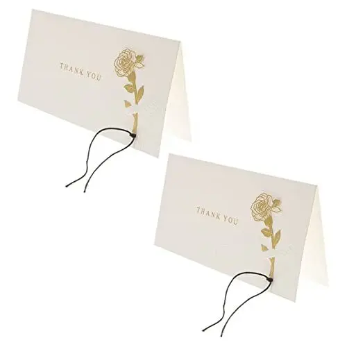 Produktbild: NUOBESTY Einfache Und Elegante Dankeskarten Für Unternehmen Platz Für Persönliche Nachrichten