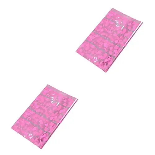 Produktbild: NUOBESTY 2st Herz Zellophan Blumenverpackungen Aus Kunststoff Geschenkpapier Blumenverpackungspapier Zellophan-verpackung Plastikverpackung Papierverpackungen Blumentasche Pp Strauß