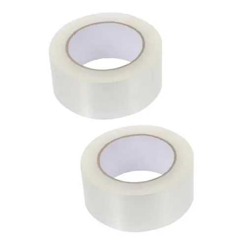 Produktbild: NUOBESTY 2st Stilles Band Klebriges Verpackungsband Verpackungskartonband Paketversandband Packband Mit Abroller Klebrige Klebebänder Magnetband Schwere Ausführung Klare Bänder Das Haustier