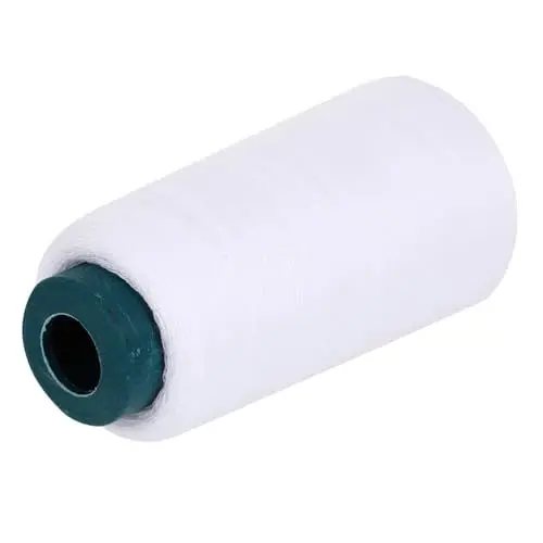 Produktbild: NUOBESTY 3000 Nähgarn Baumwollfaden Für Nähmaschine Baumwollgarn Spule Quiltgarn Zum Nähen Serger Hand Nähen Blue Cotton Thread Sänger Stickgarn Nähspulen Fadenkreuz Halteseil Weiß Kind