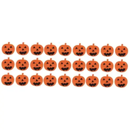 Produktbild: NUOBESTY Kürbis Aus Vlies 36 Stück Spinnen Patches Halloween Patch Aufkleber Diy Applikationen Halloween Patches Halloween Paste Kürbis Aufnäher