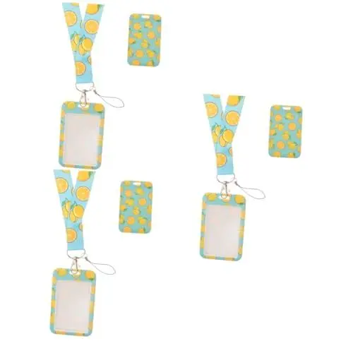 Produktbild: NUOBESTY 3St Lanyard-Zertifikats atz card sleeves karten sleeves Studentenausweise Lehrerausweishalter Schlüsselbänder Kartenhüllen Studentenkartenschutz multifunktionaler Kartenhalter Bild