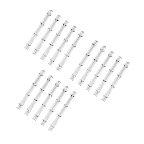Produktbild: NUOBESTY 3 Sätze Metallbinder Binderinge Ordner Mit Taschen Ordner Beschriftet Den Rücken Smarter Ringordner Flexible Binder Notizbuch Binder Bindende Lieferungen Silver Eisen 5 Stück * 3