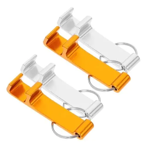 Produktbild: NUOBESTY 3 Sätze Multifunktionaler Schlüsselanhänger Mini Schlüsselanhänger Weinflaschenöffner Medaillon Schlüsselanhänger Glasöffner Mini Getränke Handdosenöffner 4 Stück * 3