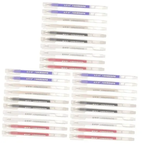 Produktbild: NUOBESTY 3 Sätze Verblassender Stift Markierungsstifte Für Leder Markierstift Für Leder Lederstift Verblassender Marker Ledermarkierungswerkzeug Stift Ledermarker Plastik 10 Stück * 3