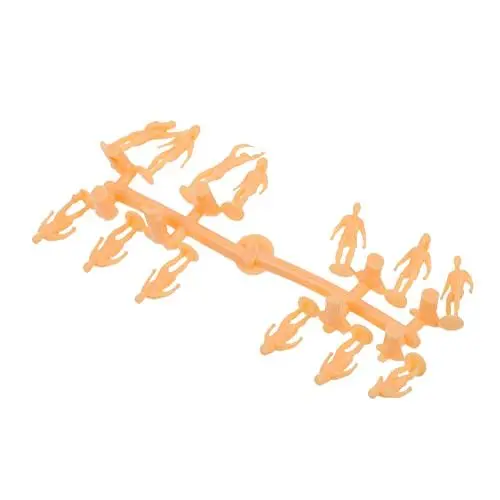 Produktbild: NUOBESTY 3 Sandtischfußballmann Sportliche Actionfiguren Mini-fußball Mini-fußballfigur Fußball-minifigur-Modell Mini-fußballspielerfigur Scheibengardinen Puppenhaus Miniatur Plastik