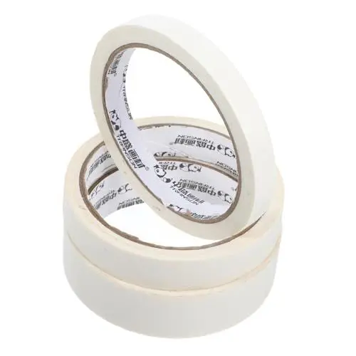 Produktbild: NUOBESTY 3st Abdeckband Wasserdichtes Nahtband Zeichenband Dünnes Klebeband Diy-klebeband Klebeband Zum Basteln Farbband Band Machen Selbstklebendes Malerband Bastelband Weiß Papier