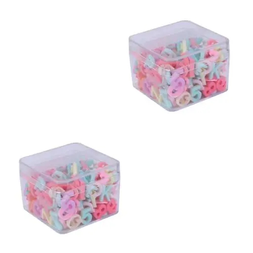 Produktbild: NUOBESTY 400 Stk Acrylfigur -perlen-charm Zubehör Für Bastelzubehör Selber Machen 26 Buchstaben Charme Buchstabenperlen Für Die Schmuckherstellung Alphabet-buchstabenperlen