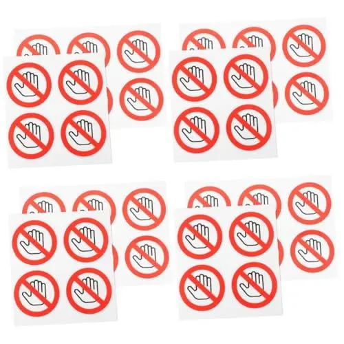 Produktbild: NUOBESTY 4 Sätze Warnaufkleber „nicht Geeignet Für Sicherheitsmaschinen“ Vorsichtsaufkleber Warnaufkleber Schild „nicht Verwenden“ Selbstklebender Aufkleber 10 Stück * 4