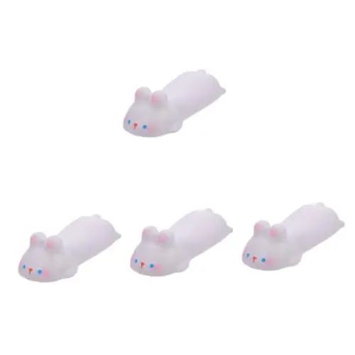 Produktbild: NUOBESTY 4stücke Ergonomische Handgelenkauflage Mit Cartoon Bunny Design Rutschfeste Unterstützung Für Büro Und Gaming Für Maximalen Komfort Und Schonung Der Handgelenke