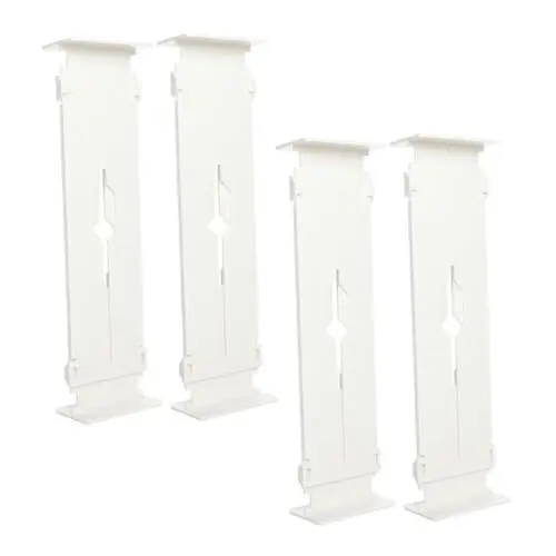Produktbild: NUOBESTY 4 Stück Schubladenteiler drawer divider trenner für schublade Besteck Organizer Kunststoffschrank Schubladentrenner für zu Hause Wiederverwendbare Schubladenorganisation einziehbar