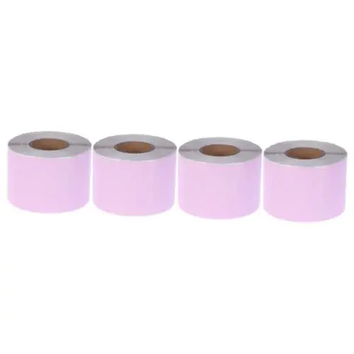 Produktbild: NUOBESTY 4 Stücke -aufkleberrolle 60x40mm Kein Farbband Benötigt Bürobedarf Öldicht