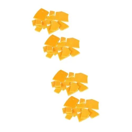 Produktbild: NUOBESTY 4 Stück Wachsfarbe Sojawachs Farbstoff Kerze Farbstoff Probe Bienenwachskerze DIY Wachs Gelb Sojabohne Soja-Farbstoff Kerzenfarbe Soja-Wachs Schimmel Wachsblock Pigment Kerzenwachs
