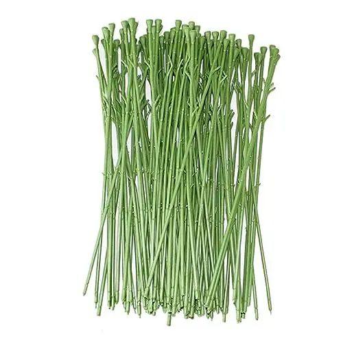 Produktbild: NUOBESTY 50 Stück künstlicher Blumenstiel Künstlicher Blumenstrauß Materialzubehör blumengesteck steckblumen Blumenarrangement mit kurzen Stielen Blumenstange selber Machen Blütenkopf Pole