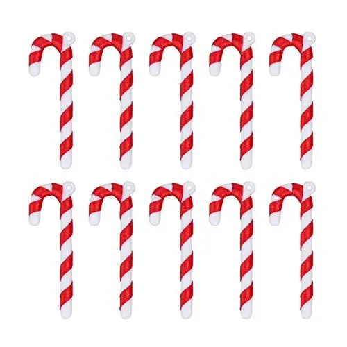 Produktbild: NUOBESTY 50 Stücke Weihnachten Zuckerstangen Baumschmuck Christbaumschmuck Weihnachtsbaum Deko Weihnachtsschmuck Weihnachtsdeko Anhänger
