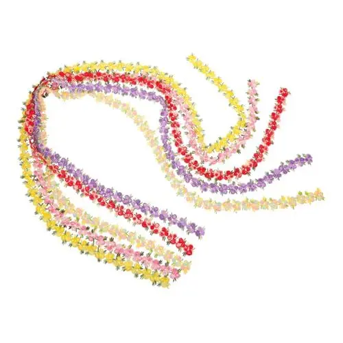 Produktbild: NUOBESTY 5 Sets Mit Blumen-spitzenband Bestickter Satin-spitzenbesatz Für Haarschmuck Und Kleiderdekor