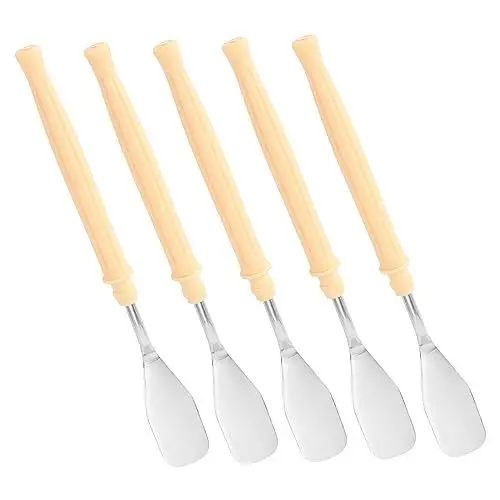 Produktbild: NUOBESTY 5 Stück Palettenschaber Gouache-farbmischwerkzeug Ergonomisches Design Kunststoffgriff für Künstlerbedarf