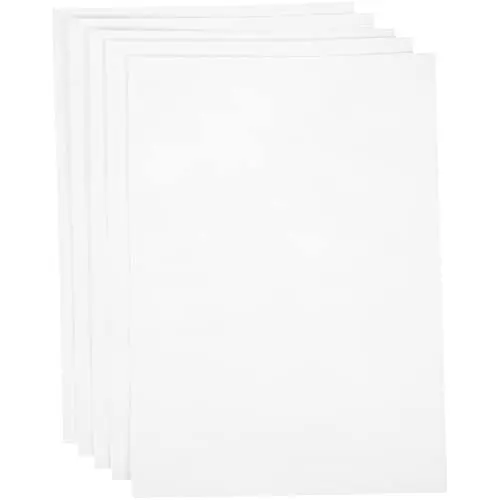 Produktbild: NUOBESTY 5 Stück Blätter Schmieröl Papierschredder Schmierzubehör Weiß Aktenvernichterzubehör Schredder Gefettetes Papier Schmieröl
