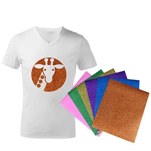 Produktbild: NUOBESTY Tuch Wärme Transfer Film 5 Pack 25x30cm Pu Transfer Film Farben für