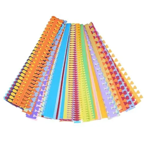 Produktbild: NUOBESTY 60st 3D Dreidimensionales Gestepptes Papier Kunst Quilling-Werkzeuge Für Blumen Quilling-streifen Quilling-kits Aus Papier Hausgeräte Gadgets Für Gequilltes Papier Die Kette Kind