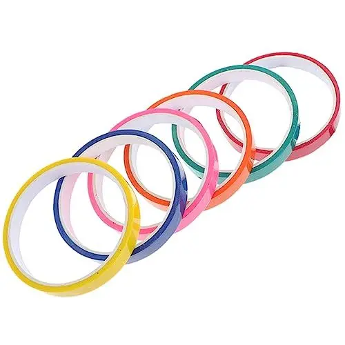 Produktbild: NUOBESTY 6er-pack Klebebänder Klebrig 1 2 Cm Breit 20 M Entspannende Bänder