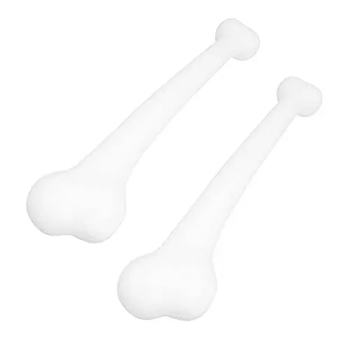 Produktbild: NUOBESTY 6 STK Knochen-Requisiten-Dekoration Halloween-Party-Knochen Künstliche Knochen Prop Faux Halloween-Knochen Jumbo-Knochen Kunsthandwerk Plastik Männer Und Frauen Abschlussball Weiß