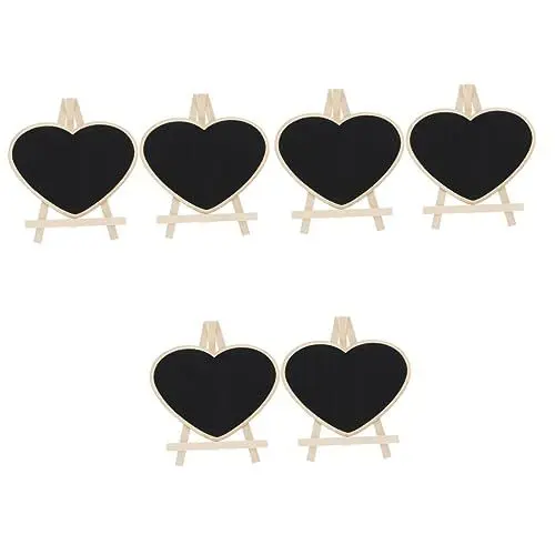 Produktbild: NUOBESTY 3er-set Mit Nachrichtentafel-schild Mini-kreidetafel-set Kleiner Kreidetafelständer Für Die Hausbar Zur Pflege 2 Stück X 3