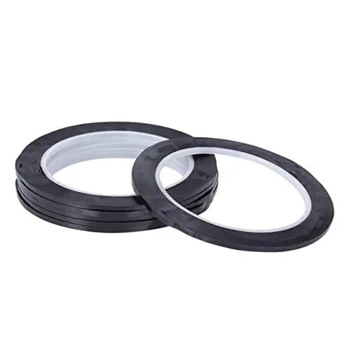 Produktbild: NUOBESTY 6stücke Breites Schwarz Whiteboard-rastermarkierungsband Selbstklebendes Diagramm-grafikband Künstler-gitterband Zum Schneiden Und Basteln