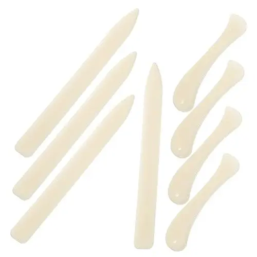 Produktbild: NUOBESTY 8st Eindringkörper Aus Knochenpapier Gebogenes Knochenfaltwerkzeug Werkzeug Zum Falten Von Papier Papierritzer Bastelbedarf Aus Papier Bewertungsset Für Brieföffner Origami Plastik
