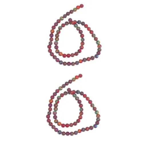 Produktbild: NUOBESTY 96 Stk bastelkasten perlenkette genschenkideen pernod geschenkset gewürze geschenkset Geschenkidee armschlinge schmuck Verstreute Perlen Suite runde Perlen Armband Malachit Stein