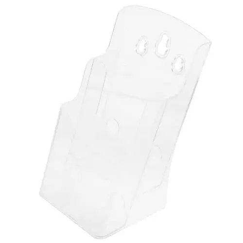 Produktbild: NUOBESTY Acryl-Broschürenhalter -Acryl-Prospekthalter Transparenter Flyer-Halter Kartenhalter Ordner Zeitschriften Broschüren Broschüren-Ausstellungsständer 2-Lagig