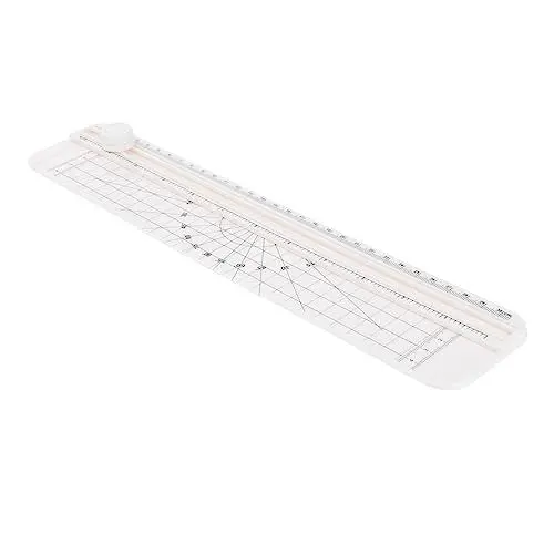Produktbild: NUOBESTY Papierschneider A4 Guillotine-trimmer Mit Lineal Für Präzises Und Sicheres Zuschneiden Zufällige Farbe