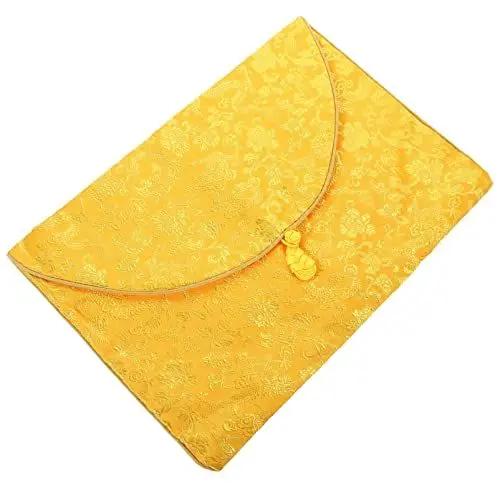 Produktbild: NUOBESTY Aufbewahrungstasche Für Schriften Schmuck-geschenktüten Koran-geschenktüte Bibel Buch Tasche Bücher-organizer-träger Kleiner Chinesischer Buchumschlag Verdicken Stoff Reisen