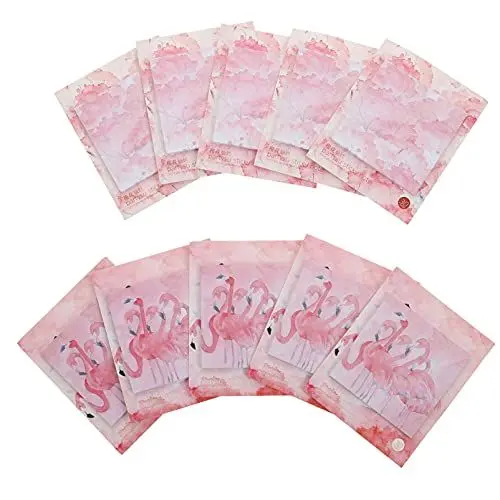 Produktbild: NUOBESTY Aufkleber 10 Stück Luau- Zubeh?r Planerinnerungen Frische Marker Bedruckt Selbstmuster Sommer Klebrig Girly Party Motto Flamingo Post M?dchen Papiere Kind Cheey Rosa Flagge Herz