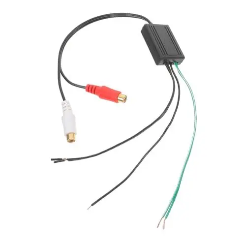 Produktbild: NUOBESTY Auto Lautsprecherkabel Adapterkabel Hochwertiges Audiosystemkabel für Subwoofer Fahrzeuglautsprecher Kompatibel mit Meisten Autos Langlebig Elegant im Design