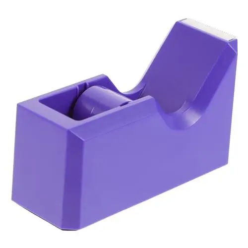 Produktbild: NUOBESTY Bandschneider Tape Dispenser Schreibtisch Niedlich Klebebandspender Süß Tonbandhalter Klebeband-spender-schreibtisch Tisch-tape-organizer Klebebandabroller Violett Rostfreier Stahl