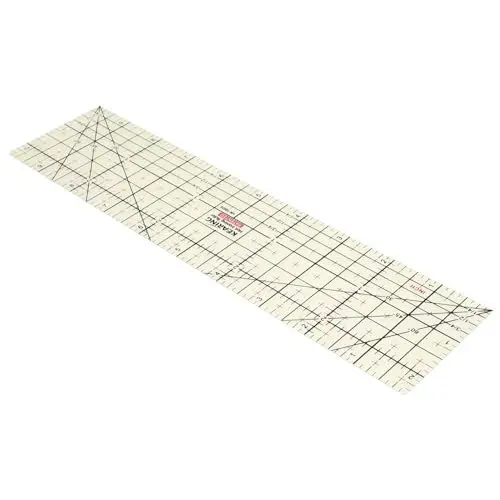 Produktbild: NUOBESTY Bügellineal bügelhilfe nählineal Näh-Messwerkzeug Stuhlschärpen für Hochzeiten Nähen Bügeln Messwerkzeuge Schneiderbedarf Nähwerkzeug gewidmet Patchwork-Lineal Nähzubehör Plastik