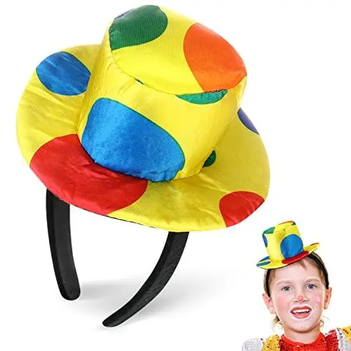 Produktbild: NUOBESTY Narren Stirnband Lustiger Clown Hut Party Kostüm Cosplay Requisite Kopfschmuck für Kinder Erwachsene Partyzubehör