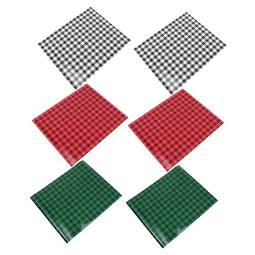Produktbild: NUOBESTY 6blätter Weihnachtliches Heat Transfer Film Transferfolie Für Personalisierte Kleidung Hitzebeständig Einfach Zuzuschneiden Waschbar Für Bastelprojekte Und Kreative Designs
