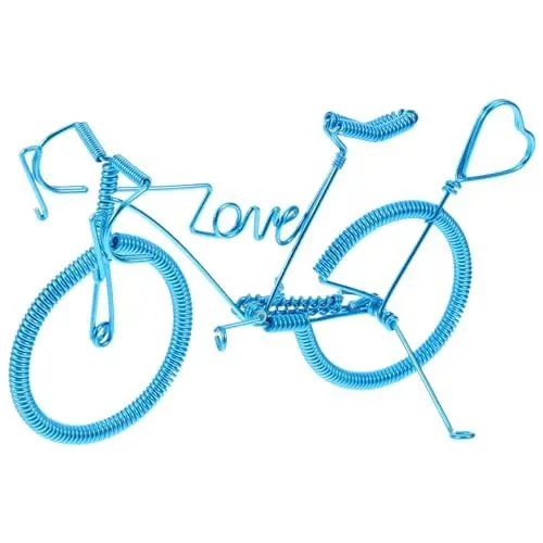 Produktbild: NUOBESTY Retro Modell Ornament Miniatur Fahrrad Schmuck Vintage Home Desktop Dekoration Liebe Fahrrad Modell Statue Fahrrad Skulptur