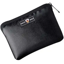Produktbild: NUOBESTY Feuerfeste Gelddokumententasche Feuerfeste Sichere Tasche Wasserdichte Geldtasche Sichere Tasche Aufbewahrung für Bankguthaben Passschmuck