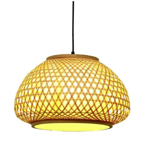 Produktbild: NUOBESTY Gewebter -kronleuchter Klassisch Rustikale Loftlampe Beleuchtung Für Hotels Restaurants Teestuben Antiquitätenläden Bars Khaki