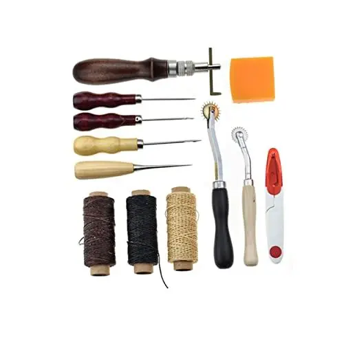 Produktbild: NUOBESTY Leder Handwerk Werkzeuge Diy Leder Handgemachte Nähen Zubehör Für Reparieren Teppiche Segeltuch Polster Mäntel Zelte Matratzen Pelze