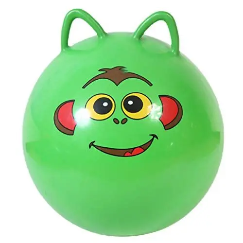 Produktbild: NUOBESTY Kinder Ball 55Cm Springen Bouncing Ball Aufblasbarer Gymnastikball Outdoor Staffelrennen Fitnesszubehör für Kindergartenkinder (Zufällige Farbe)