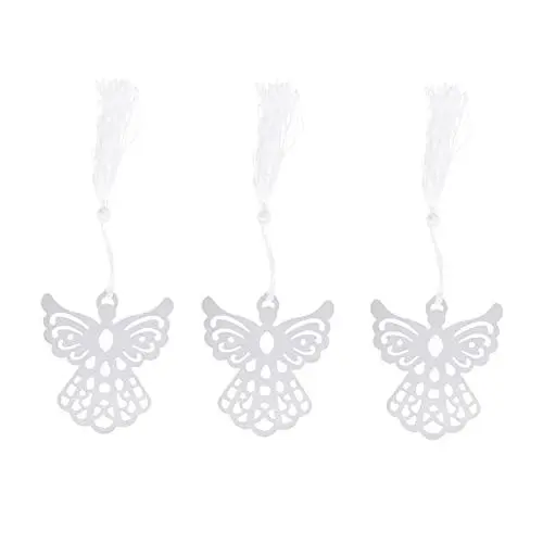 Produktbild: NUOBESTY Elegante Gastgeschenke Für Hochzeitsfeiern Engel-lesezeichen Mit Seidenquaste 6er-set