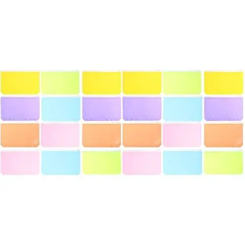 Produktbild: NUOBESTY Makeup Tasche Rechnung Tasche Stift-Organizer 24 Pcs Mesh Zipper Zipper Pencil Pouch Zipper Storage Bag Zipper Binder Pouch Pouches A6 Document Poly-Umschläge Kartenhalter